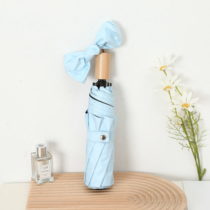 Ladies elegant garden folding umbrella with floral design Stornfield