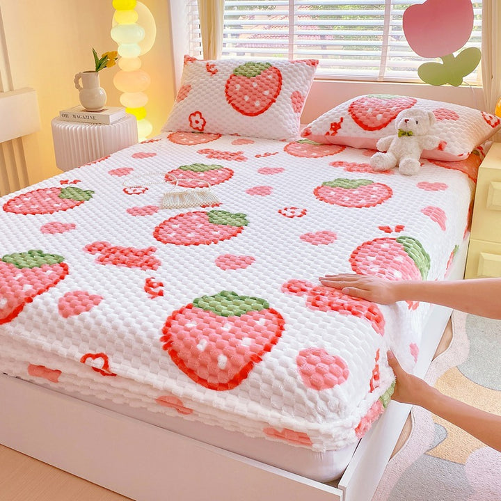 Floral Patterned Bed Cover