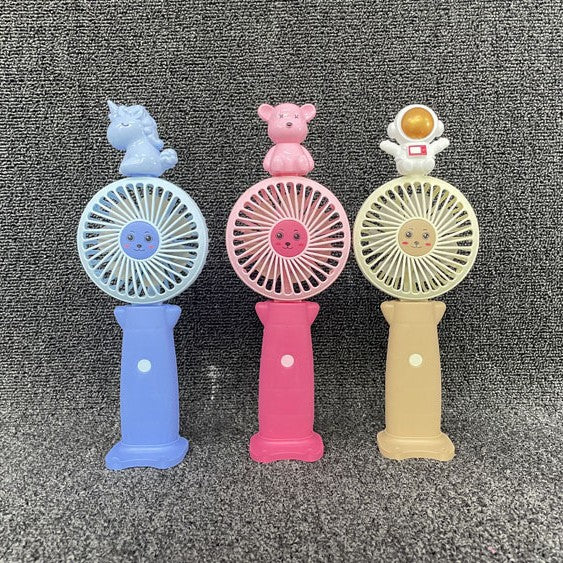 Unisex Portable Mini Hand Fan with Animal Figures Stornfield