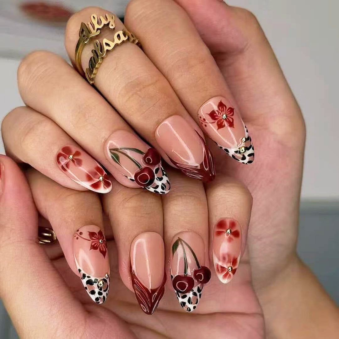 Decorative Press-On Nail Art Set 1790745935