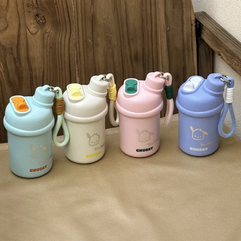 Women's insulated drinking bottle with innovative closure system and cute animal design Stornfield