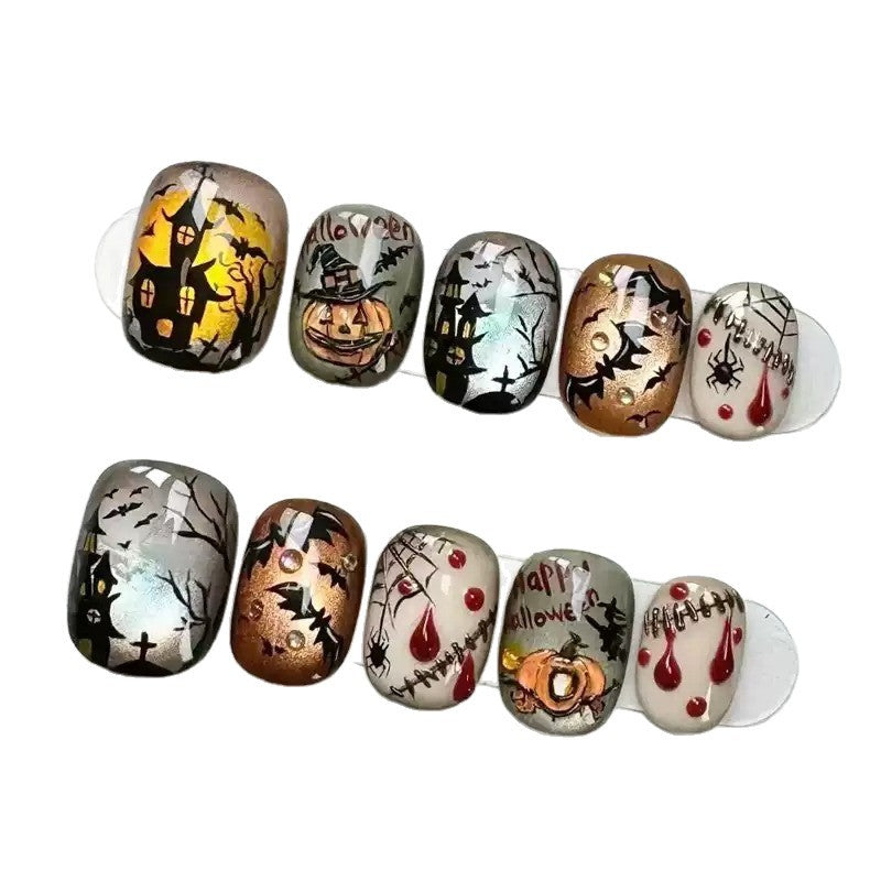 Artificial nails in Halloween design Stornfield
