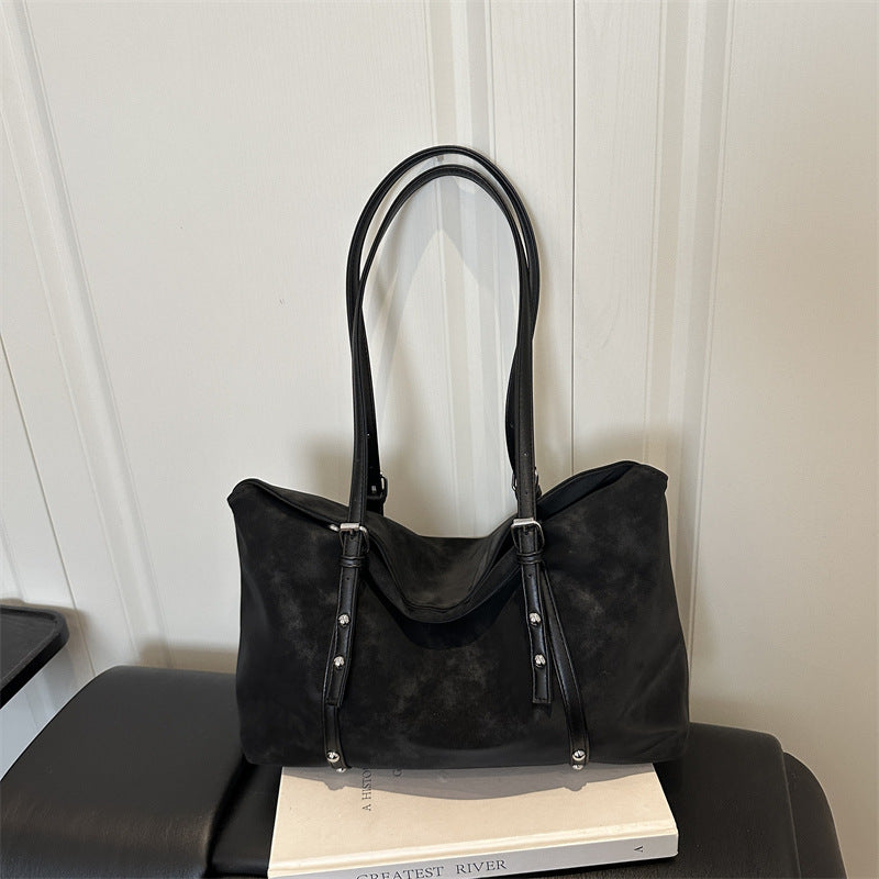 Elegant Suede Tote Bag