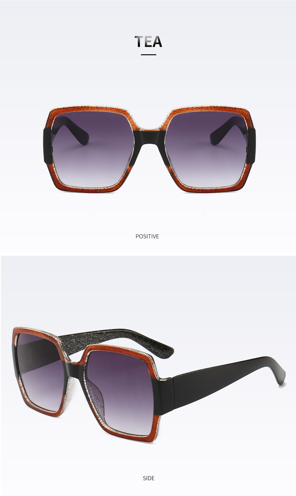 Sparkling Geometric Frame Sunglasses Stornfield
