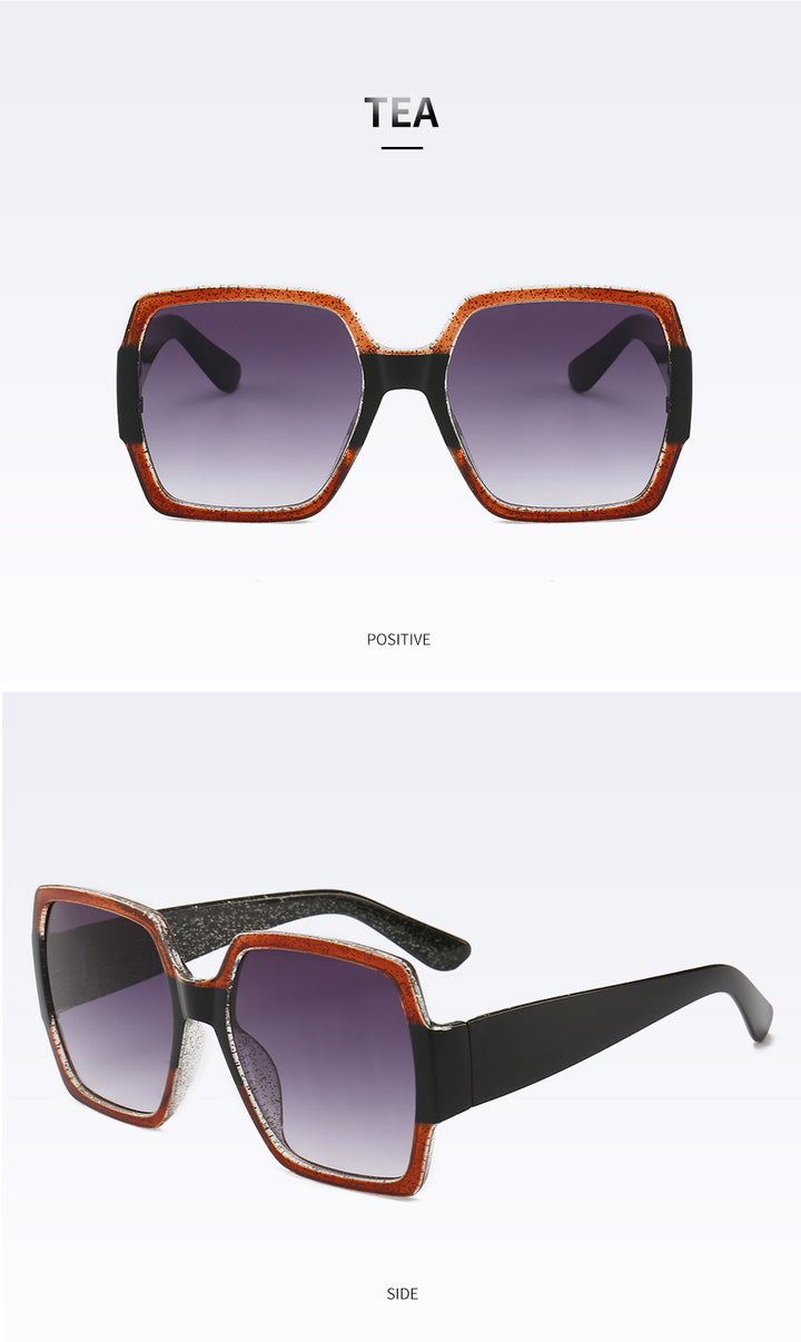 Sparkling Geometric Frame Sunglasses Stornfield