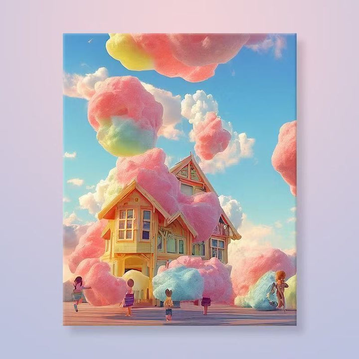 Whimsical Fantasy Landscape Canvas Art Stornfield