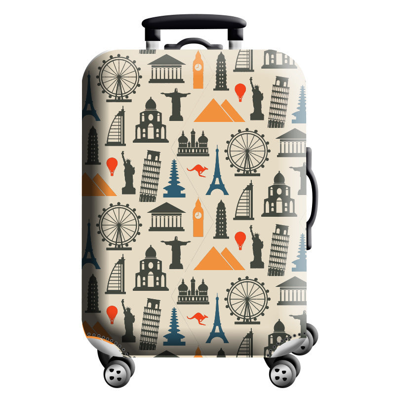 Unisex hard-shell suitcase with modern geometric design Stornfield