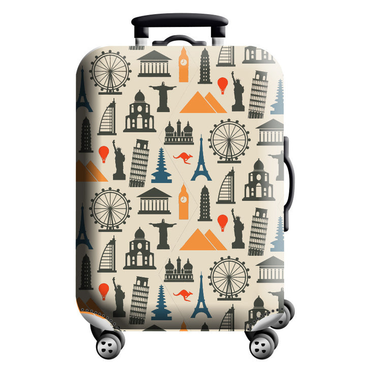 Unisex hard-shell suitcase with modern geometric design Stornfield