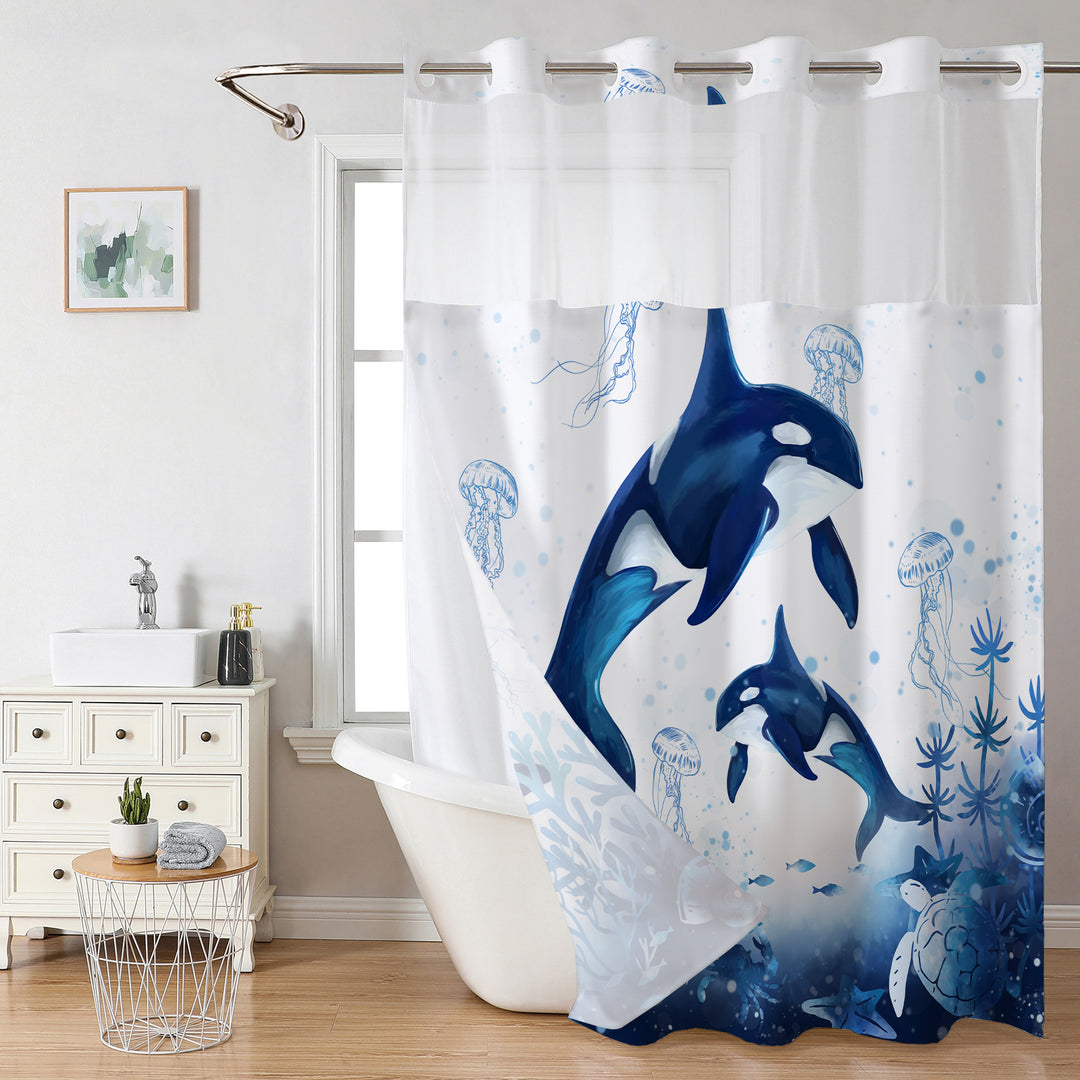 Ocean-Themed Shower Curtain Stornfield