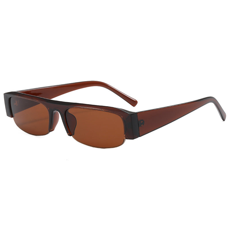 Contemporary Retro-Inspired Flat Lens Sunglasses Stornfield