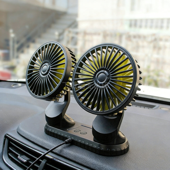 Dual-Head Car Air Circulation Fan Stornfield