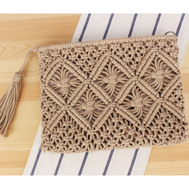 Macrame Clutch with Filigree Design Stornfield