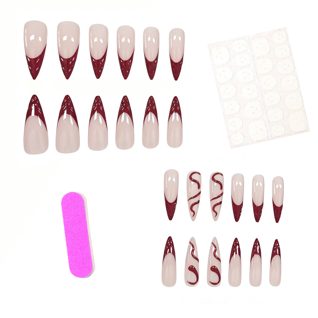 Decorative Stiletto Nail Art Set Stornfield