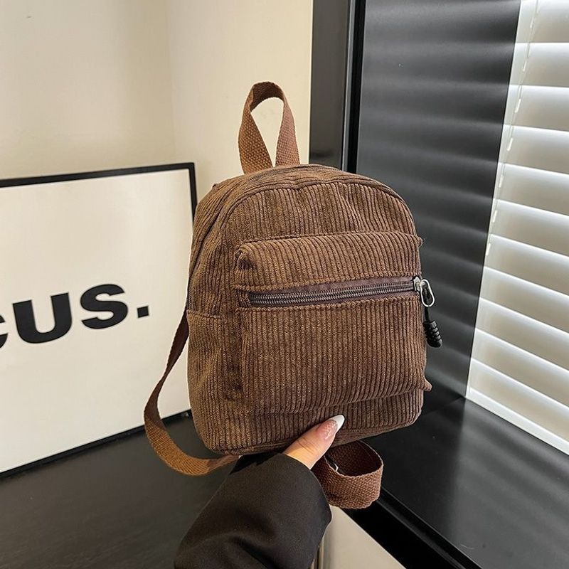 Compact Corduroy Mini Backpack Stornfield