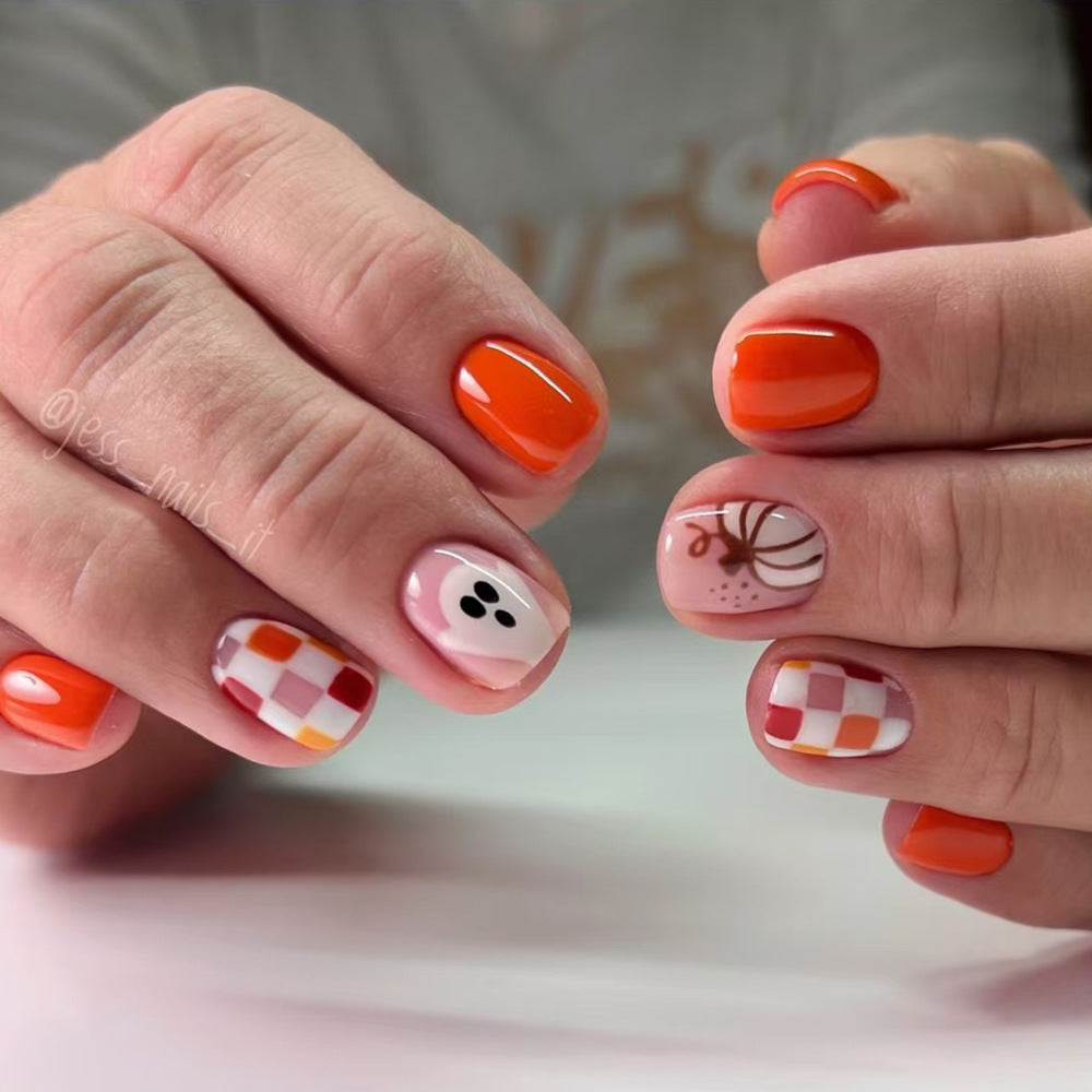 Festive Playful Press-On Nail Set Stornfield