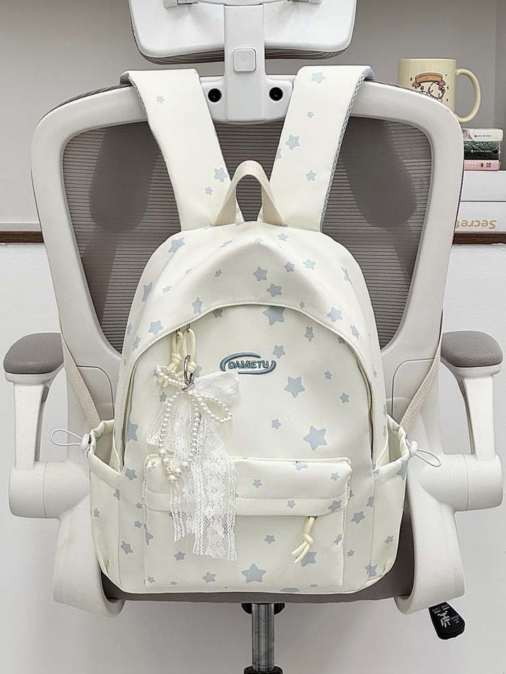 Star-Patterned Lightweight Backpack Stornfield