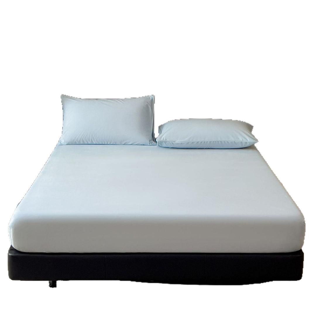 Silky Bamboo Viscose Deep-Pocket Fitted Sheet and Pillowcase Set