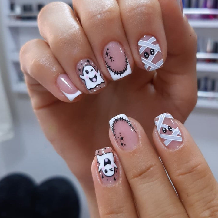 Halloween-Themed Character Nail Art Extensions Stornfield