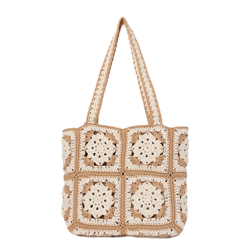 Handmade crochet bag with geometric patterns Stornfield