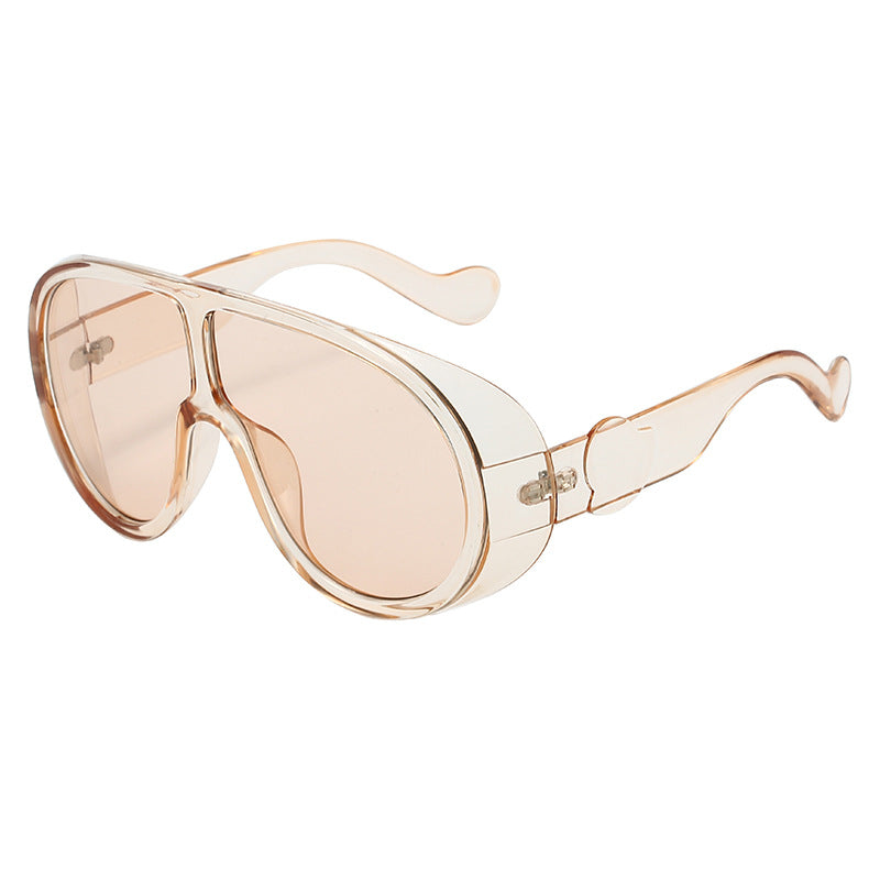 Ladies extravagant sunglasses with stylish transparent frame Stornfield