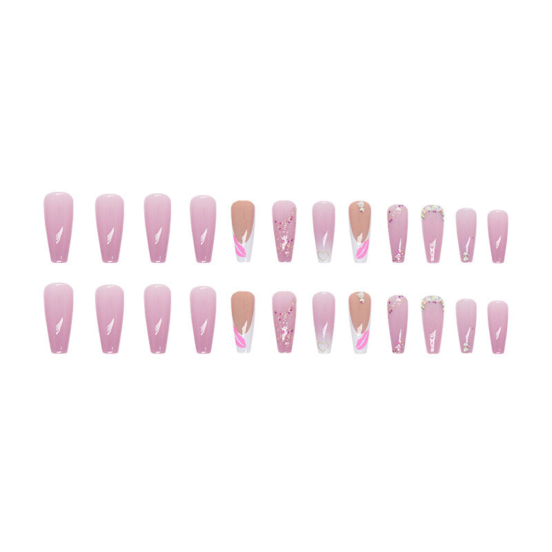 Decorative Press-On Nail Art Set Stornfield