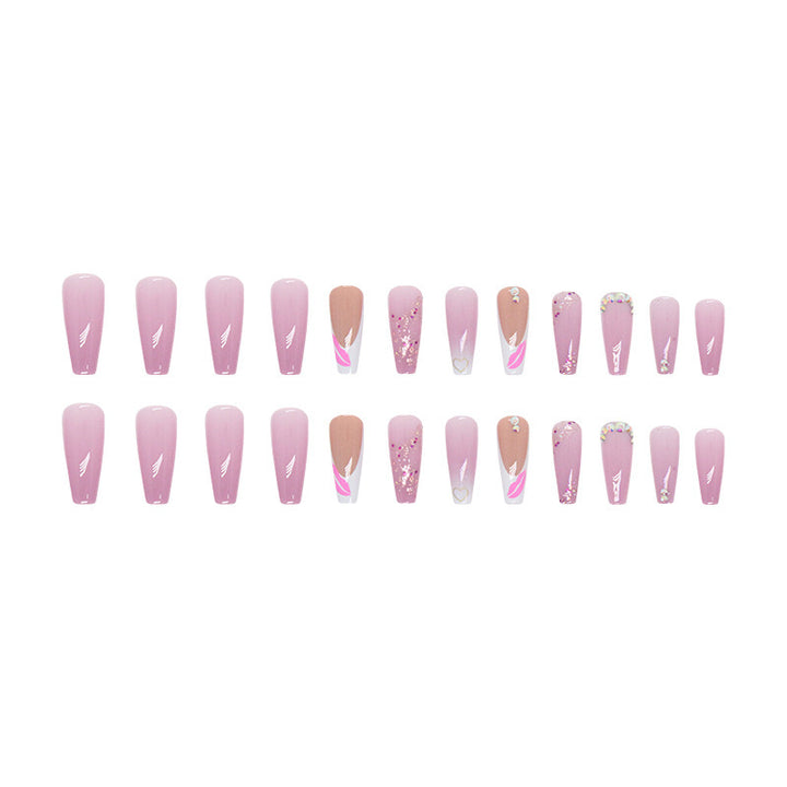 Decorative Press-On Nail Art Set Stornfield