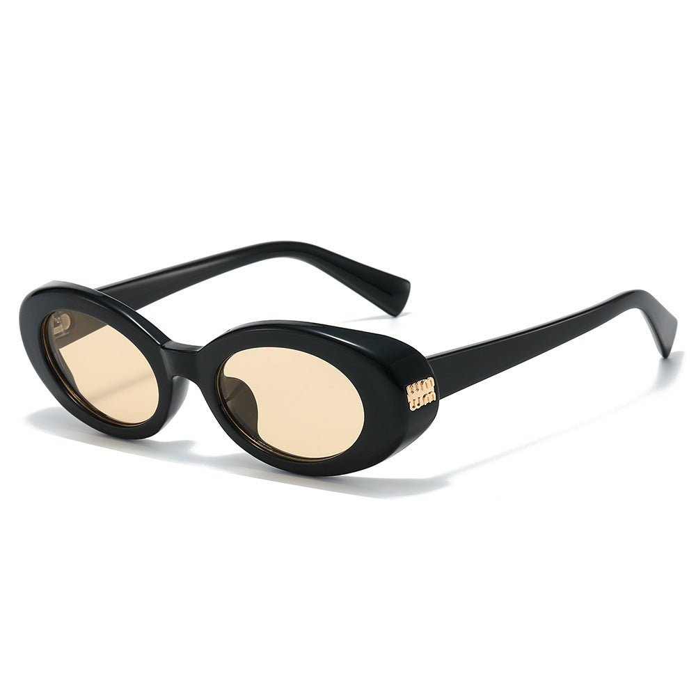 Statement Oval Frame Sunglasses Stornfield