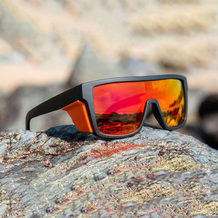 Ladies sports sunglasses in a modern design with a wide frame and polarizing lenses Stornfield