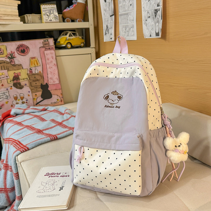 Versatile Polka Dot Backpack Stornfield