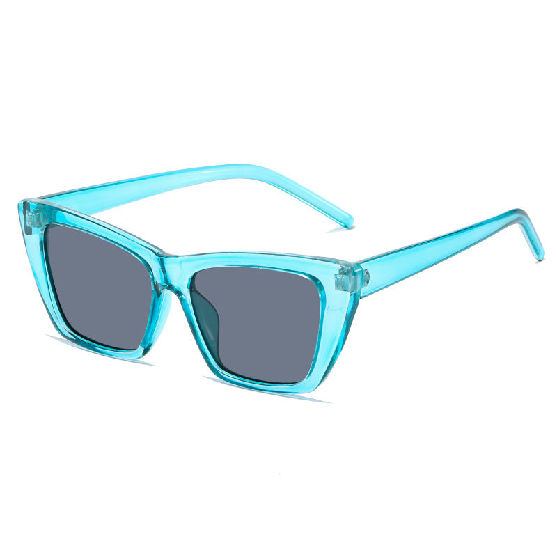 Women's trendy oversized sunglasses with innovative transparent frame Stornfield