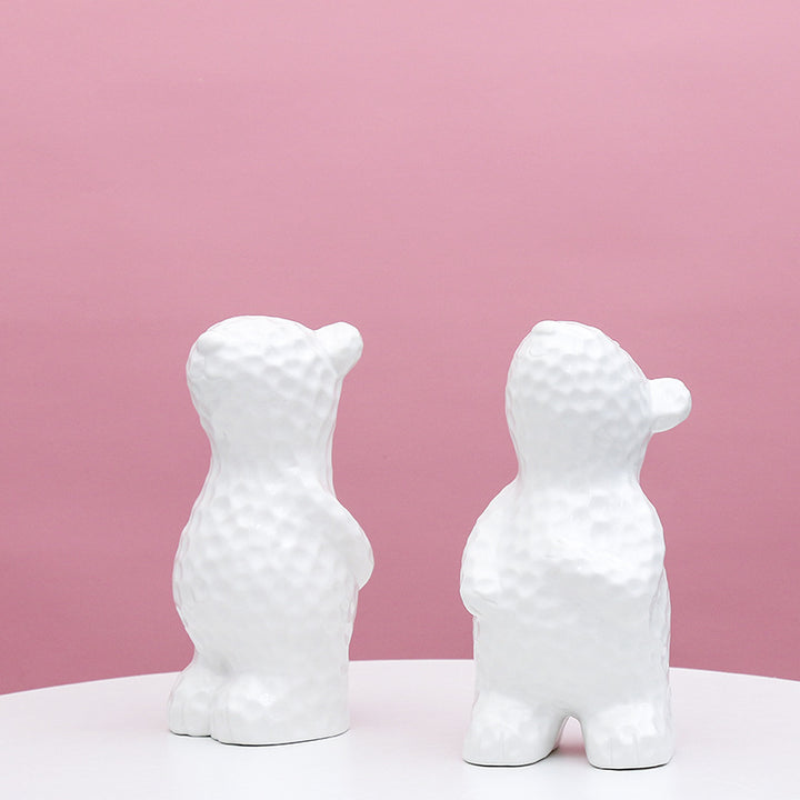 Decorative Ceramic Bear Figurine Stornfeild