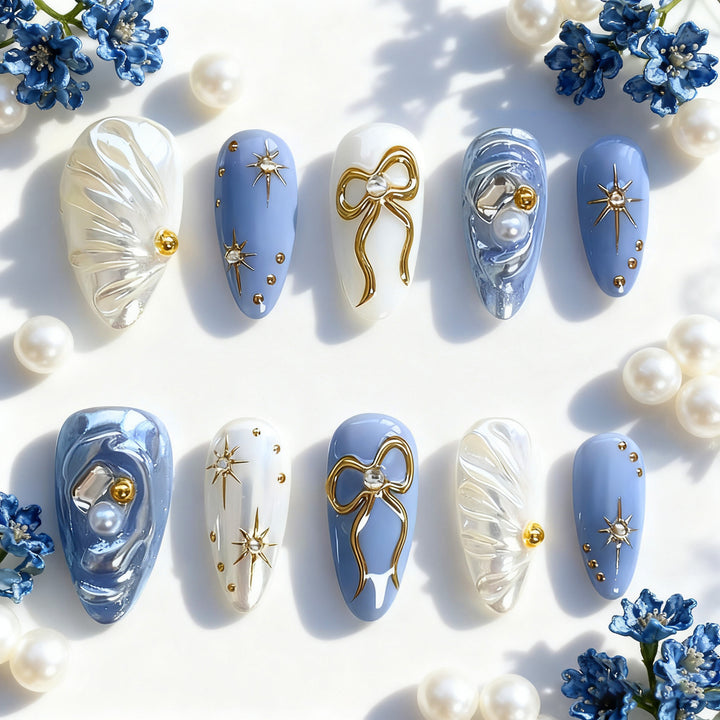 Artfully designed nail set Stornfield