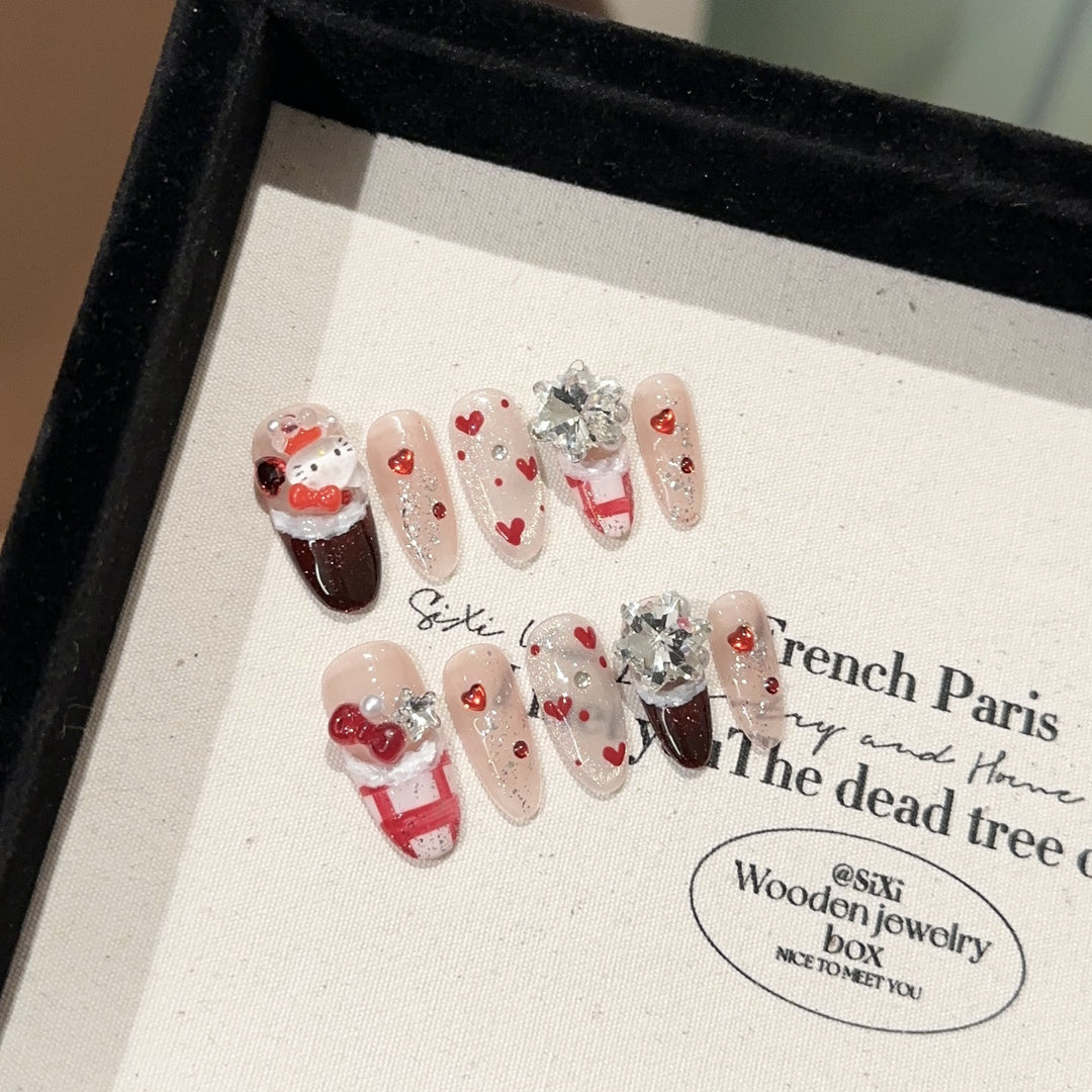 Whimsical Character Press-On Nail Set