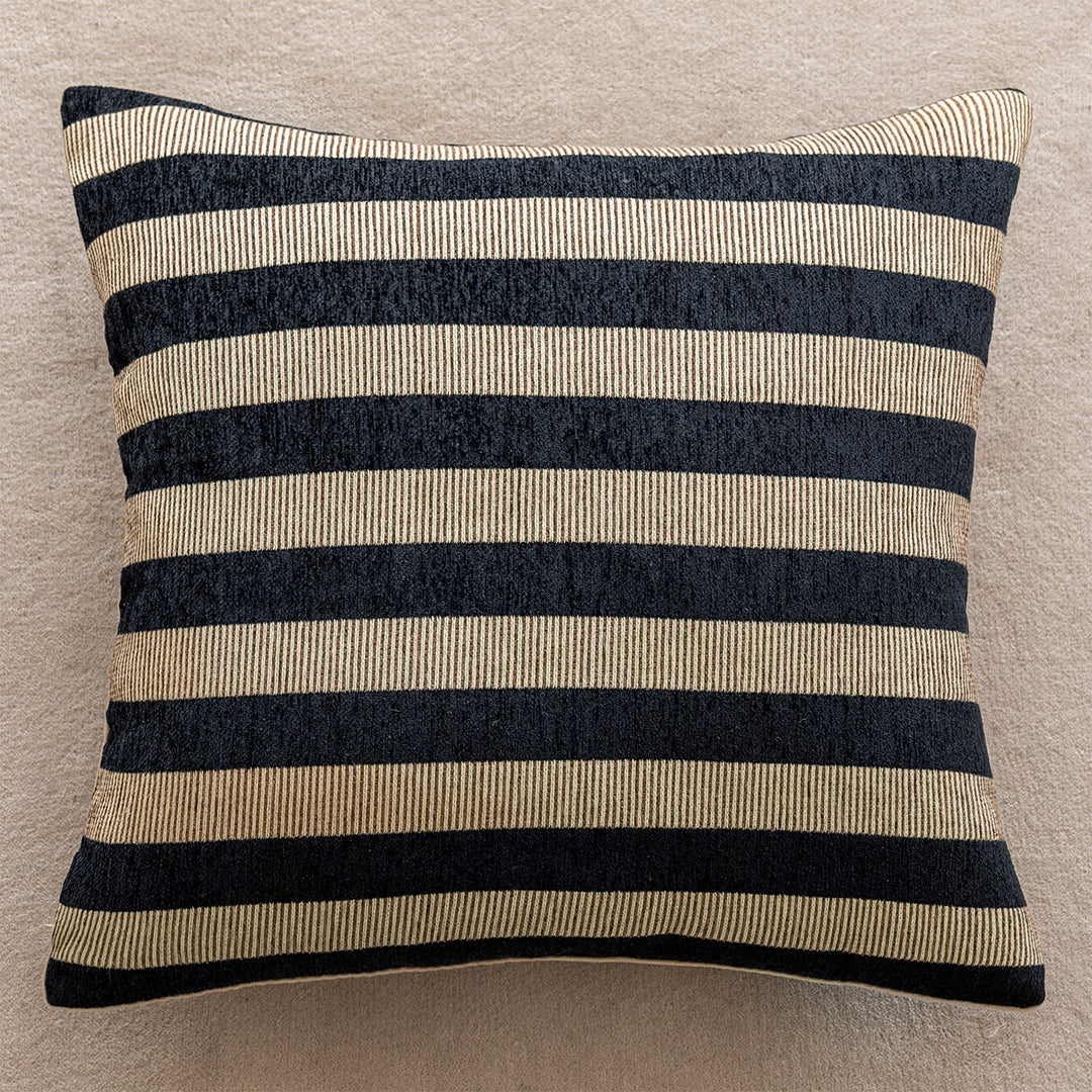 Fluffy decorative pillow with floral pattern