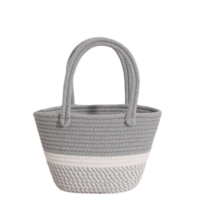 Fashionable Handbag Made of Braided Textile Stornfield