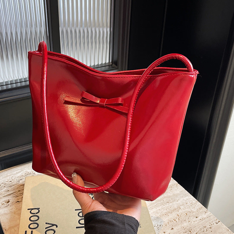 Elegant Faux Leather Handbag
