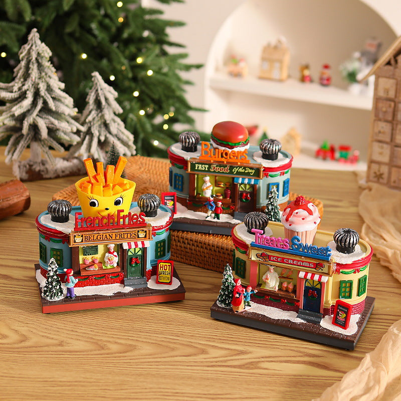 Nostalgic Ice Cream Parlor with LED Lighting Stornfield