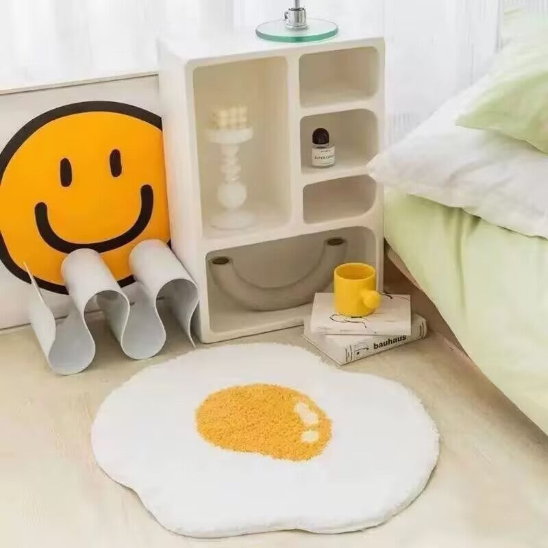Playful Lemon-shaped Rug