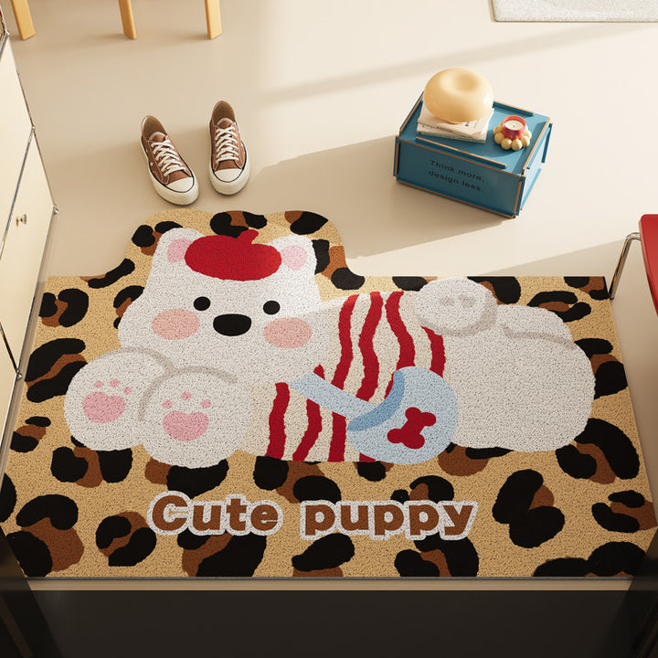 Leopard Print Decorative Floor Mat