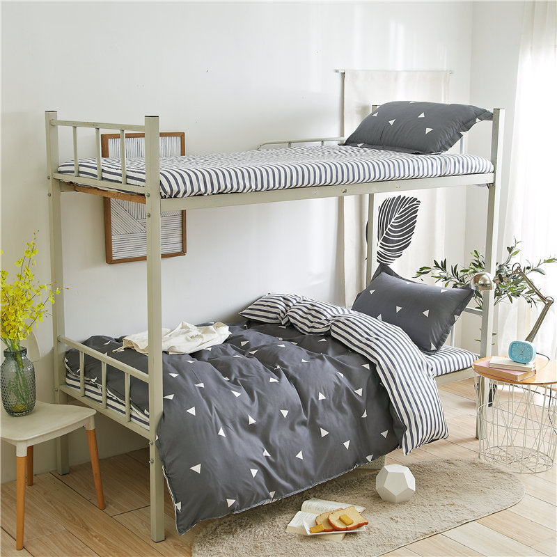 Children's Playful Striped Bedding Set