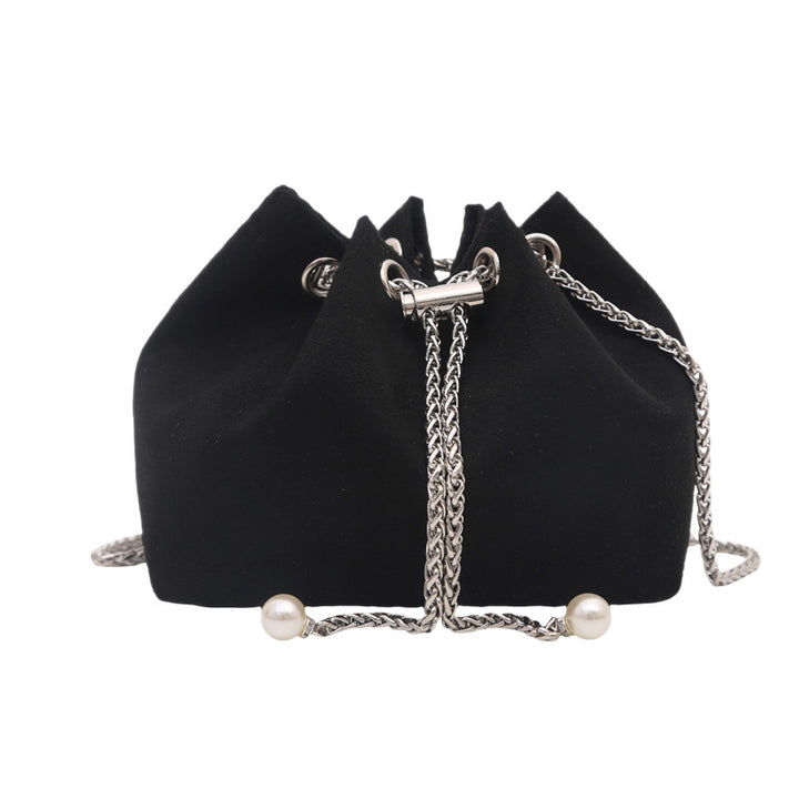 Stylish Drawstring Chain Bag