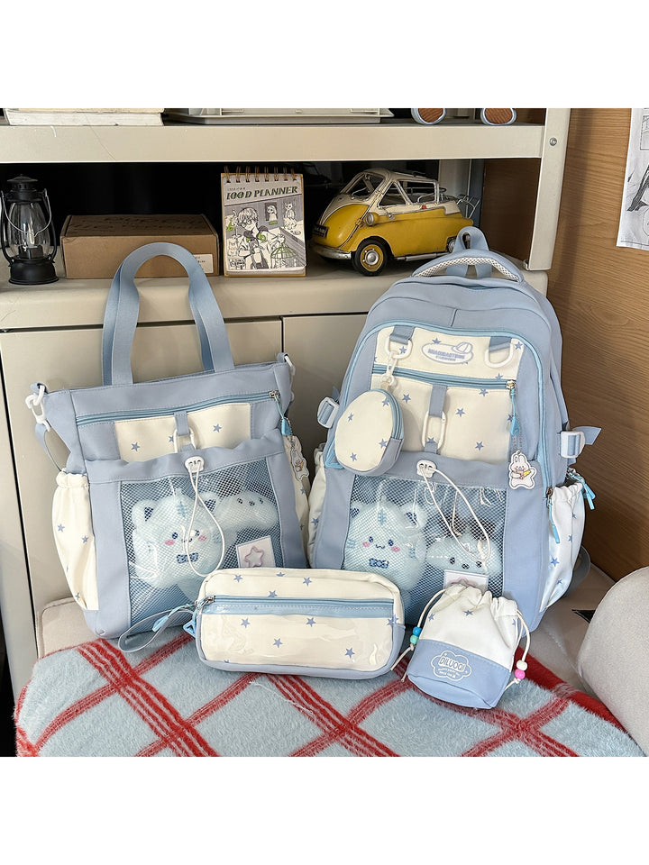 Plush School Backpack Set Stornfield