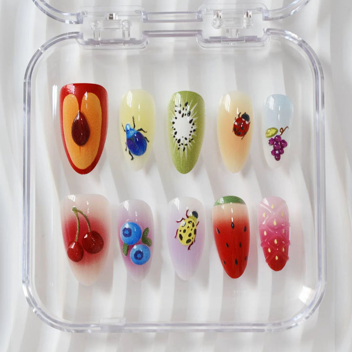 Decorative Floral Nail Art Tips Stornfield