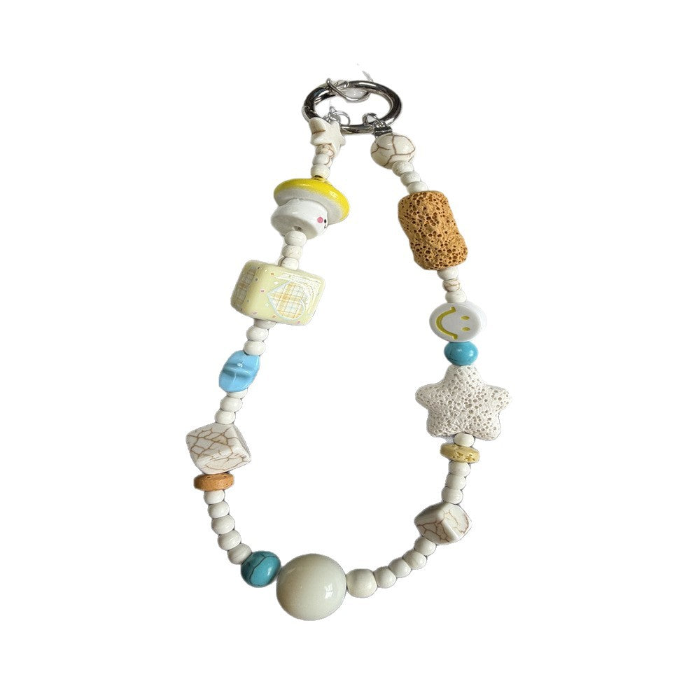 Decorative Beaded Charm Keychain Stornfield 1790135563