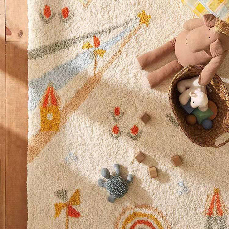 Floral Pattern Bath Mat