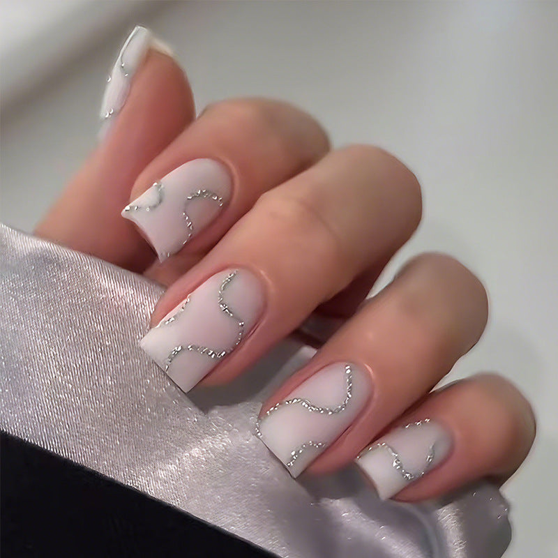 Artificial nails with glittering accents Stornfield