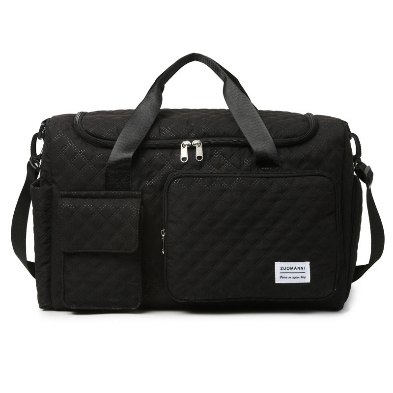 Quilted Multi-Compartment Travel Duffel Stornfield