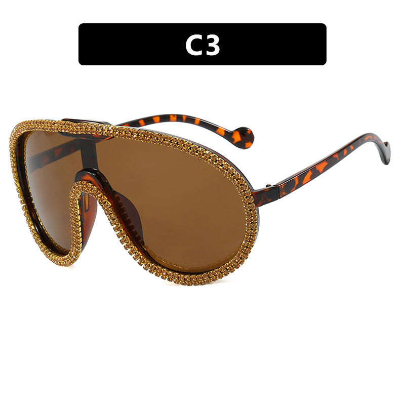 Women's extravagant sunglasses with sparkling frame Stornfield