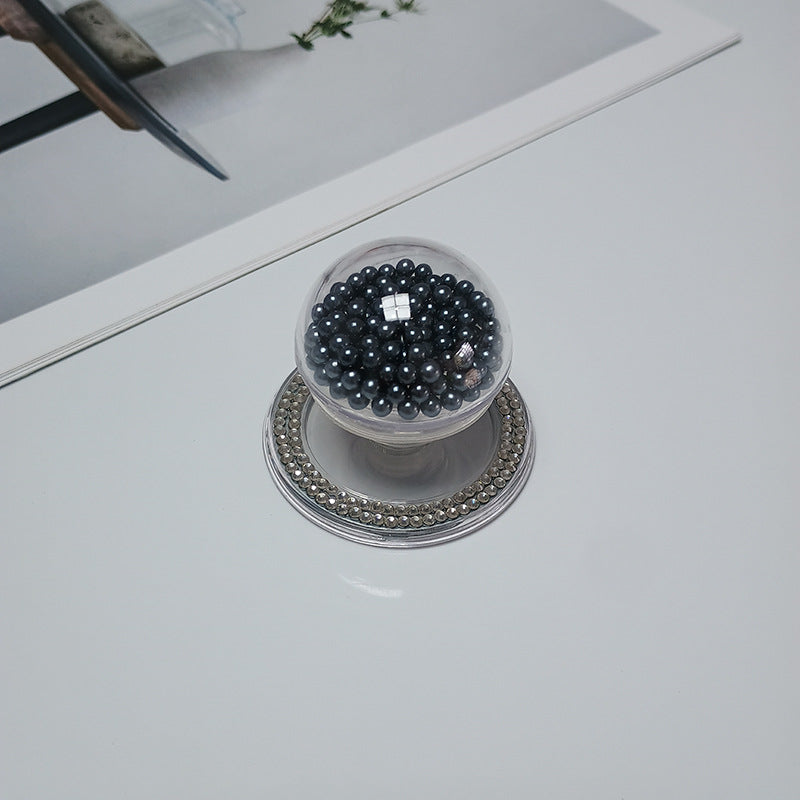 Decorative Beaded Cosmetic Mirror Stornfield