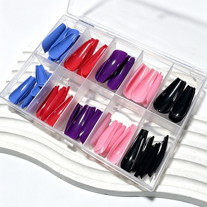 Versatile Press-On Nail Tip Set Stornfield